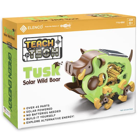 Teach Tech Tusk Solar Wild Boar Robot Crawler Building Set